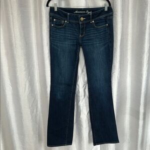 American Eagle Outfitters Low Rise Slim Bootcut Women's Blue Jeans